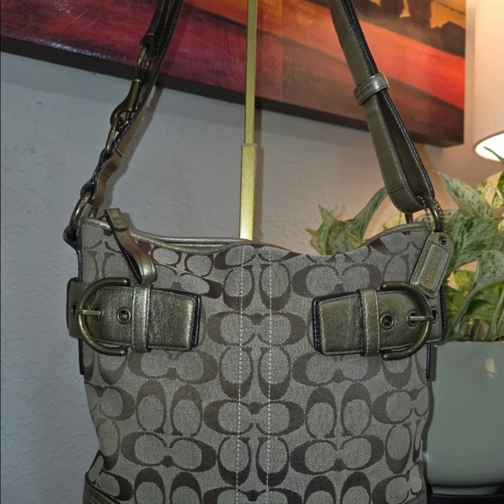 Vintage Coach Soho Signature Duffle